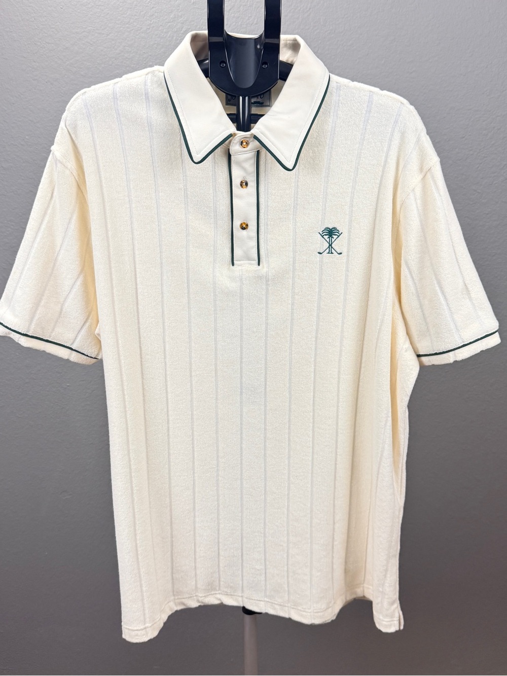 Bogey Boys By Macklemore Palm Tree Terry Cloth Golf Polo Shirt XXL Men’s Resort